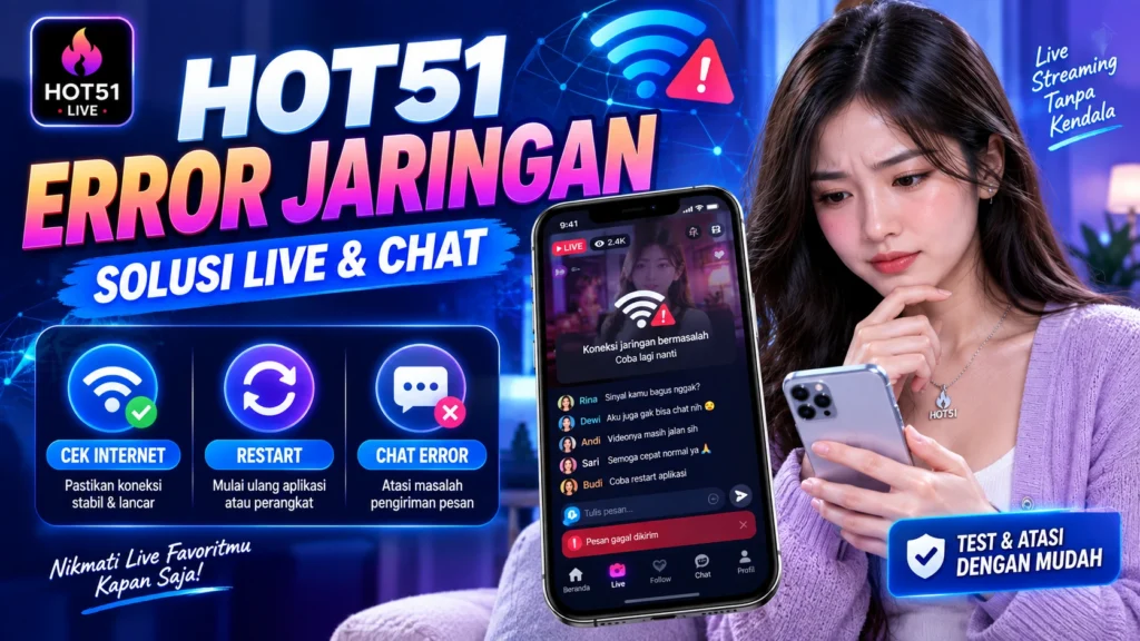 Hot51 error jaringan