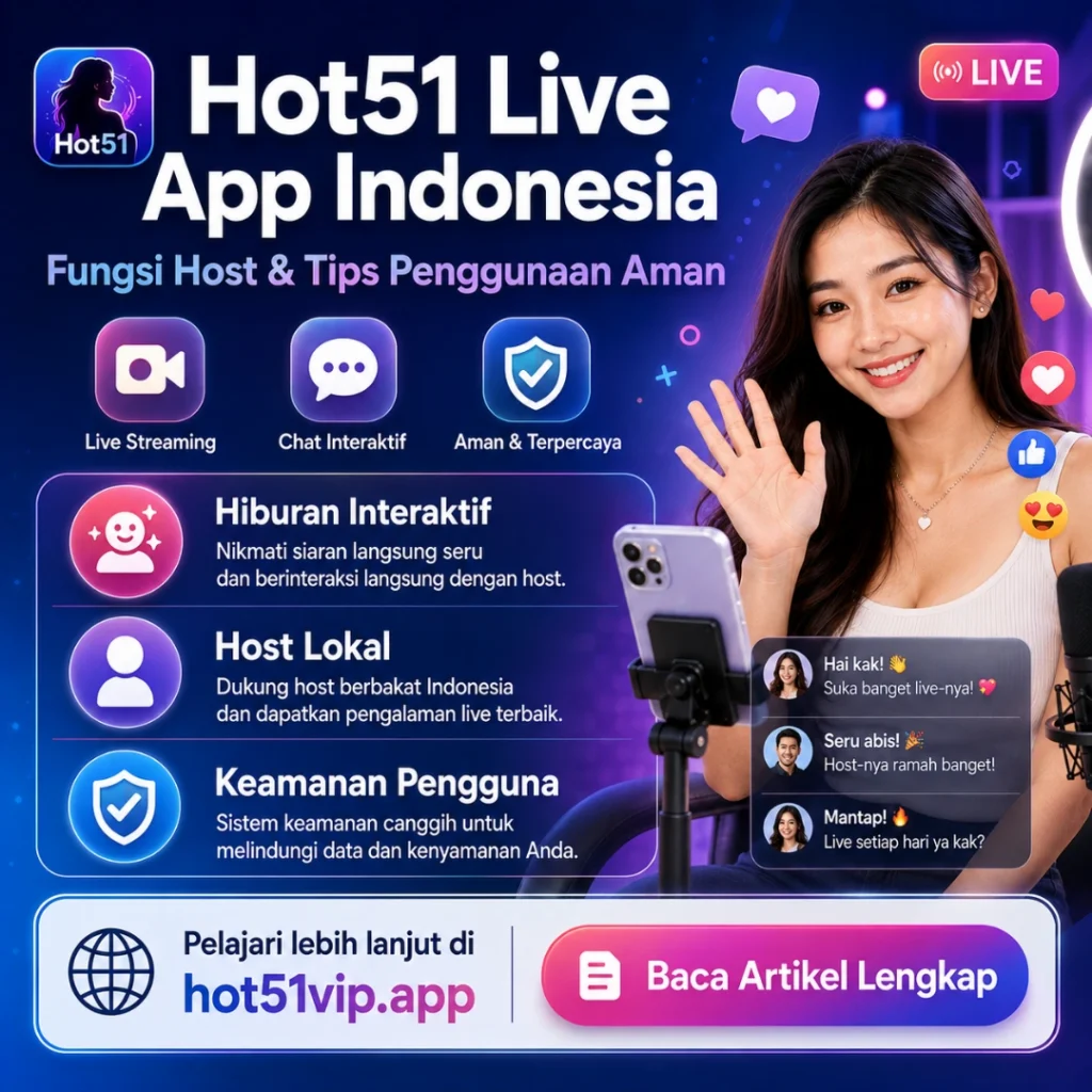 Hot51 Live App Indonesia Panduan Host & Tips Aman